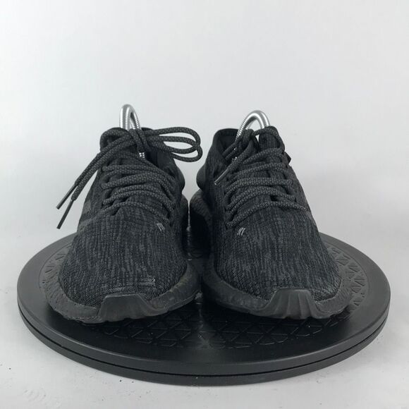 Adidas PureBoost Triple Black Athletic Running Shoes BB6288 Men’s Size 7.5 - Picture 2 of 12
